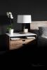 Nightstand Bedside Table Walnut / Oak Wood Board | Tables by Manuel Barrera Habitables. Item composed of oak wood and marble