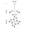 Alan Mizrahi IQ2170 Rosa | Chandeliers by Alan Mizrahi Lighting Design