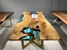 Custom Epoxy Resin Table Handmade Epoxy Resin Dining Table By Tinella