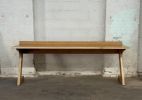 Handmade Solid Wood Desk – Modern Sofa Table, Custom Dimensions | Tables by Marco Bogazzi