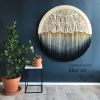 Circular Fiber Art Collection - SEASIDE | Wall Hangings by Rianne Aarts / Teddy and Wool Studio. Item composed of cotton and fiber