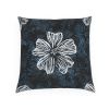 Violet Floral Velvet Cushion | Pillows by Sean Martorana. Item composed of fabric