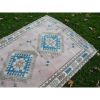 Vintage Pastel Turkish Anatolian Kars Oushak Rug | Area Rug in Rugs by Vintage Pillows Store. Item composed of cotton and fiber