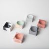 Incense Holders (Square) - Marbled | Decorative Objects by Pretti.Cool. Item composed of concrete