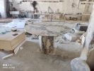 Calacatta Viola Marble Dining Table - Custom Order | Tables by AEGEAN MARBLE ARTISAN ATELIER