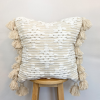 Mya boho tassels pillow cover | Pillows by Willona and Loom. Item composed of cotton
