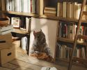 Brigette With A Bagel | Prints by The Ugly Cat Studio