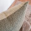 Seafoam Green Alpaca with Linen Pillow Set of 2 - 20x36 | Pillows by Vantage Design
