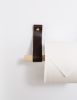 Toilet Paper Holder Kit [Round End] | Toiletry in Storage by Keyaiira | leather + fiber | Artist Studio in Santa Rosa. Item made of leather