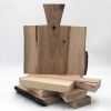 Rustic Country Style Cutting Board with Handle | Serving Board in Serveware by Alabama Sawyer. Item composed of wood