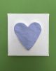 Purple Heart 4" x 4" | Mixed Media in Paintings by Emeline Tate. Item composed of canvas & synthetic