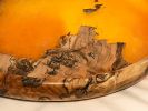 Desert Sunset Sirocco - Decorative Wood And Resin Plate | Decorative Plate in Decorative Objects by Scott Williams - Unique Originals