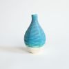Hexagon in Mediterranean Sea | Vase in Vases & Vessels by by Alejandra Design. Item composed of ceramic