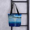 Tote Bag - Nocturned - Tonalism Moonlit Night Scene | Work by Eman's Gallery