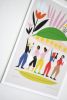 Shelter Print | Prints by Leah Duncan. Item composed of paper in mid century modern or contemporary style