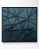 Dark Blue Textile Artwork - VERA | Wall Hangings by Rianne Aarts / Teddy and Wool Studio