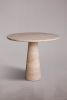 Essence Travertine Round Table | Dining Table in Tables by HamamDecor LLC