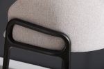 CC2. Ebonized, Textile | Dining Chair in Chairs by SIMONINI. Item made of wood with leather