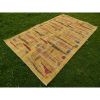 Vintage Zeki Müren Rug With a Modern Design - Turkish Art | Area Rug in Rugs by Vintage Pillows Store. Item made of cotton with fiber