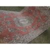 Area Rug, Distressed Antique Oushak Rug, Large Vintage Rug | Rugs by Vintage Pillows Store. Item composed of cotton and fiber