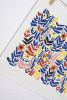 Autumn and Blue Print | Prints by Leah Duncan. Item composed of paper compatible with mid century modern and contemporary style