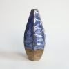 Oblique Slender in Coral Blue | Vase in Vases & Vessels by by Alejandra Design. Item made of ceramic
