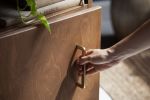 Isa, Cabinet knobs handles, Brass cabinet knobs, Drawer pull | Hardware by Plywood Project. Item made of brass works with minimalism & mid century modern style