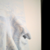 Comfort Zone Mini #04 — Strukturbild Marmoroptik Baby Blue | Wall Sculpture in Wall Hangings by Reyku