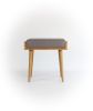 Stool Made of Solid Oak Table, Oak Legs | Chairs by Manuel Barrera Habitables. Item composed of oak wood and fabric