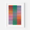 Atlanta Stripe Colour Study Print | Prints in Paintings by Amelia Coward