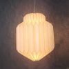 Pendulum Medium - modern origami pendant, modern lamp | Pendants by Studio Pleat. Item composed of paper