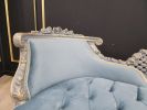 French Style Settee/ Powdered Gold Leaf Finish/ Hand Carved | Couch in Couches & Sofas by Art De Vie Furniture