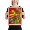Framed Print - Solar Burst - Geometric Abstract Art | Work by Eman's Gallery