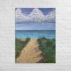 Canvas Print - Edge of Calm - Coastal Pathway Seascape | Work by Eman's Gallery