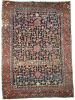 AMAZING Antique Rug BLOOMING MIDNIGHT JUNGLE Antique Rug | Area Rug in Rugs by The Loom House. Item made of wool