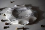 Fluid marble - Arabescato tray | Serving Tray in Serveware by DFdesignLab - Nicola Di Froscia. Item composed of marble