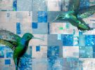 Union | Oil And Acrylic Painting in Paintings by Sorelle Gallery. Item composed of wood and aluminum