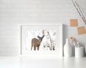 Photograph • Snowy Deer, Winter, Wildlife, Nature Photograph | Photography by Honeycomb. Item composed of metal & paper