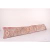 Extra Long Pink Turkish Carpet Pillow Cover, Anatolian Rug C | Cushion in Pillows by Vintage Pillows Store