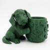 Cute Wire Haired Dachsund Planter | Plant Stand in Plants & Landscape by Kimi Craft Corner