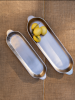 Nickel Long Trays Set of 2 | Serving Tray in Serveware by The Collective