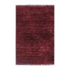 Turkish Ruby Red Filikli Tulu Rug 3'10'' X 5'6'' | Area Rug in Rugs by Vintage Pillows Store