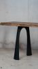 English Walnut + Steel Bench | Benches & Ottomans by Simon Silver Designs. Item made of walnut with steel
