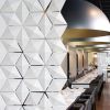 Facet hanging room divider 68 x 246cm | Decorative Objects by Bloomming, Bas van Leeuwen & Mireille Meijs | Dutch Design Hotel Artemis in Amsterdam. Item composed of steel and synthetic