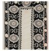 Suzani Pink Tapestry - Muted Color Uzbek Table Cloth - Paste | Tablecloth in Linens & Bedding by Vintage Pillows Store