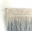 Vertical Macrame Wall Hanging - CASCADE | Wall Hangings by Rianne Aarts. Item composed of cotton and fiber