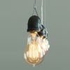 Raw Bar Linear Suspension (42") | Chandeliers by Michael McHale Designs. Item composed of brass