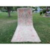 Hand-Knotted Turkish Kurdish Runner - Low Pile Pastel Tribal | Runner Rug in Rugs by Vintage Pillows Store. Item made of cotton & fiber