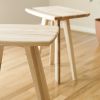 Modern End Table, Scandinavian End Table, Walnut, Cherry | Tables by Crafted Glory. Item made of oak wood