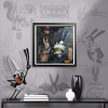 "Super Frenemies" | Wall Sculpture in Wall Hangings by Greg "CRAOLA" Simkins. Item made of cotton